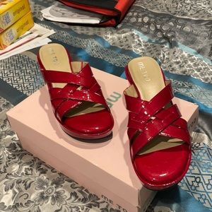 Brand New Me Too Red Sandals